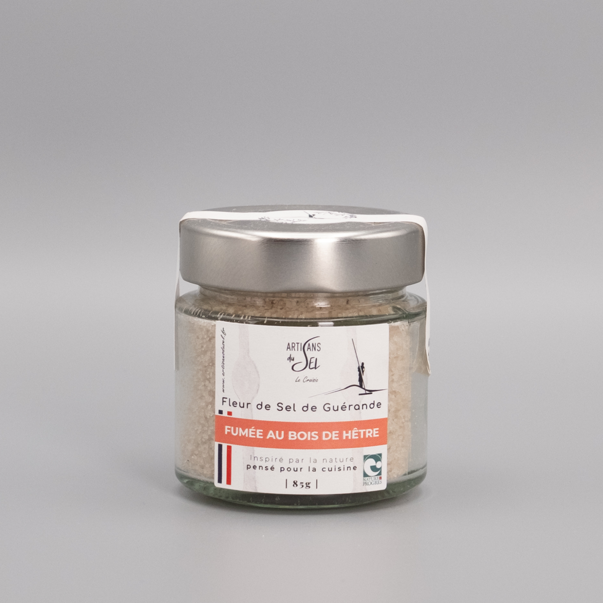 Fleur de Sel de Guérande über Buchenholz geräuchert 85g