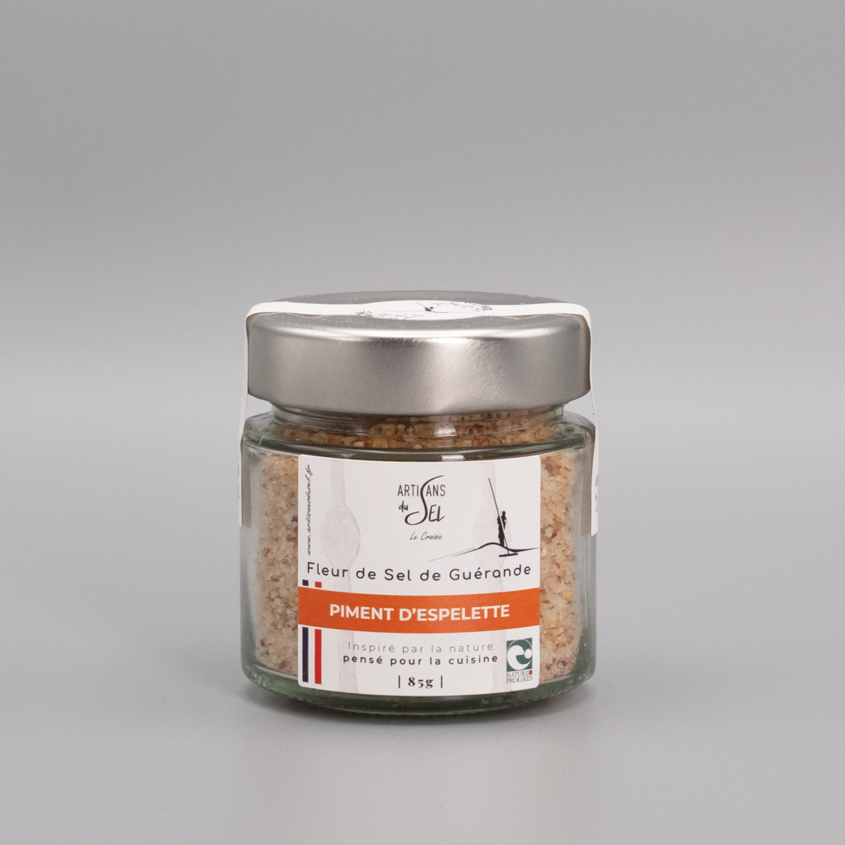 Fleur de Sel de Guérande mit Piment d’Espelette 85g