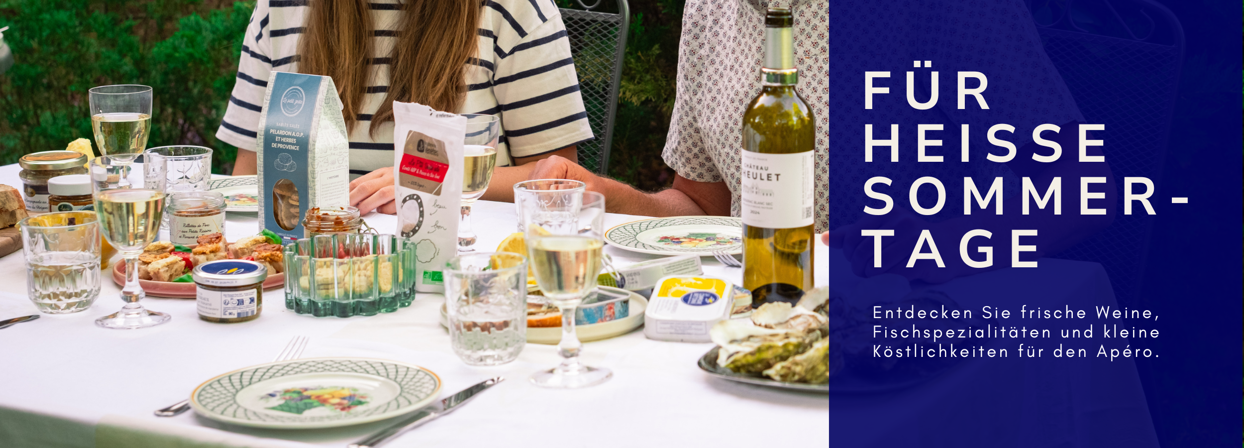 Aperitif Spezialitäten für heiße Sommertage