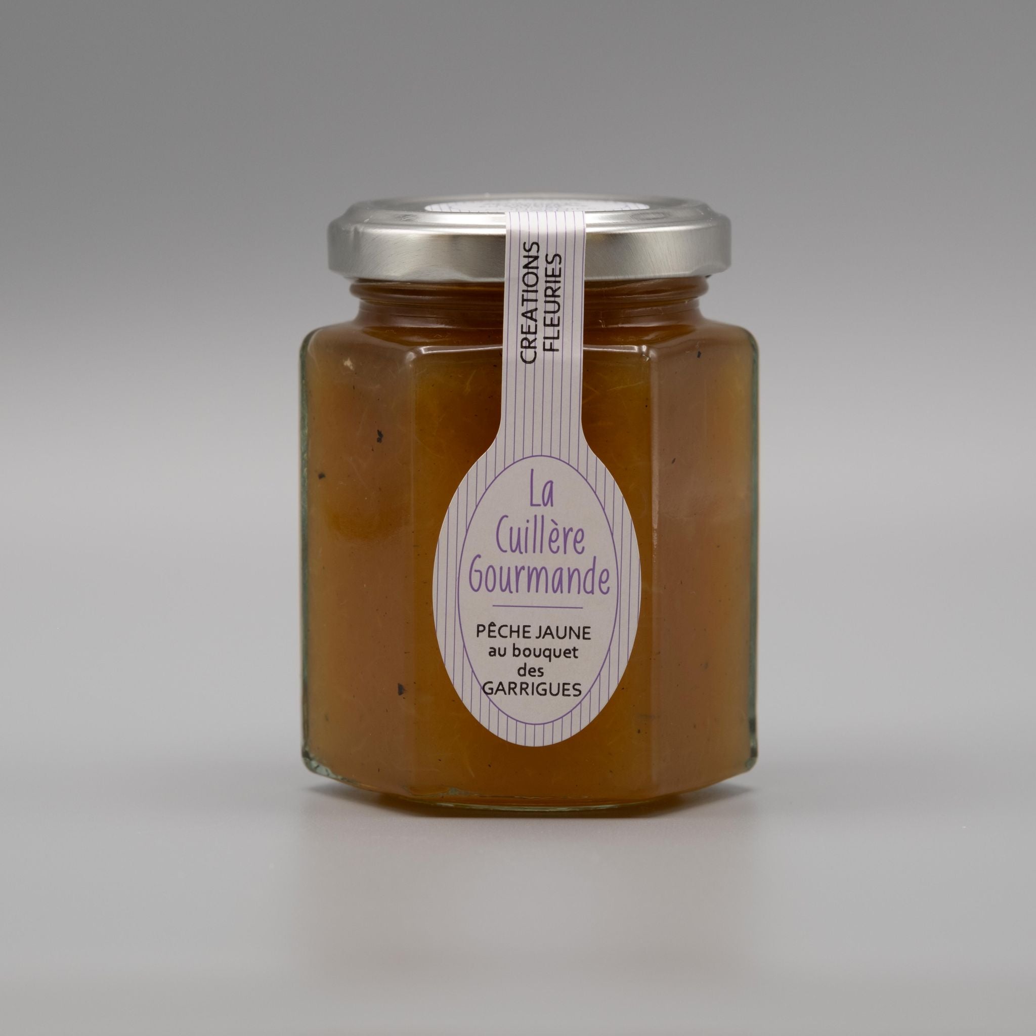 Pfirsichkonfitüre mit Kräutern von La Cuillère Gourmande