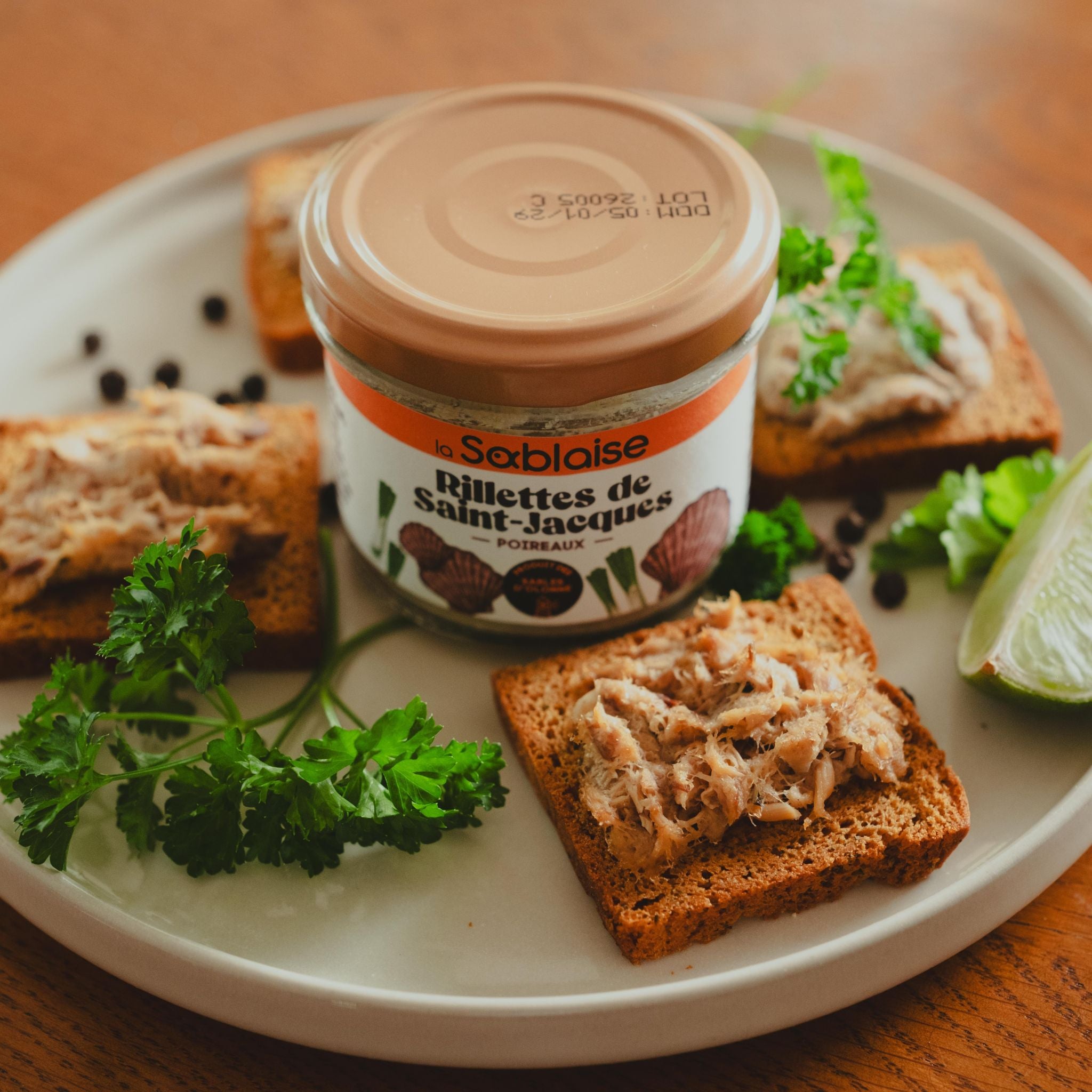 Jakobsmuschel Rillettes von La Sablaise