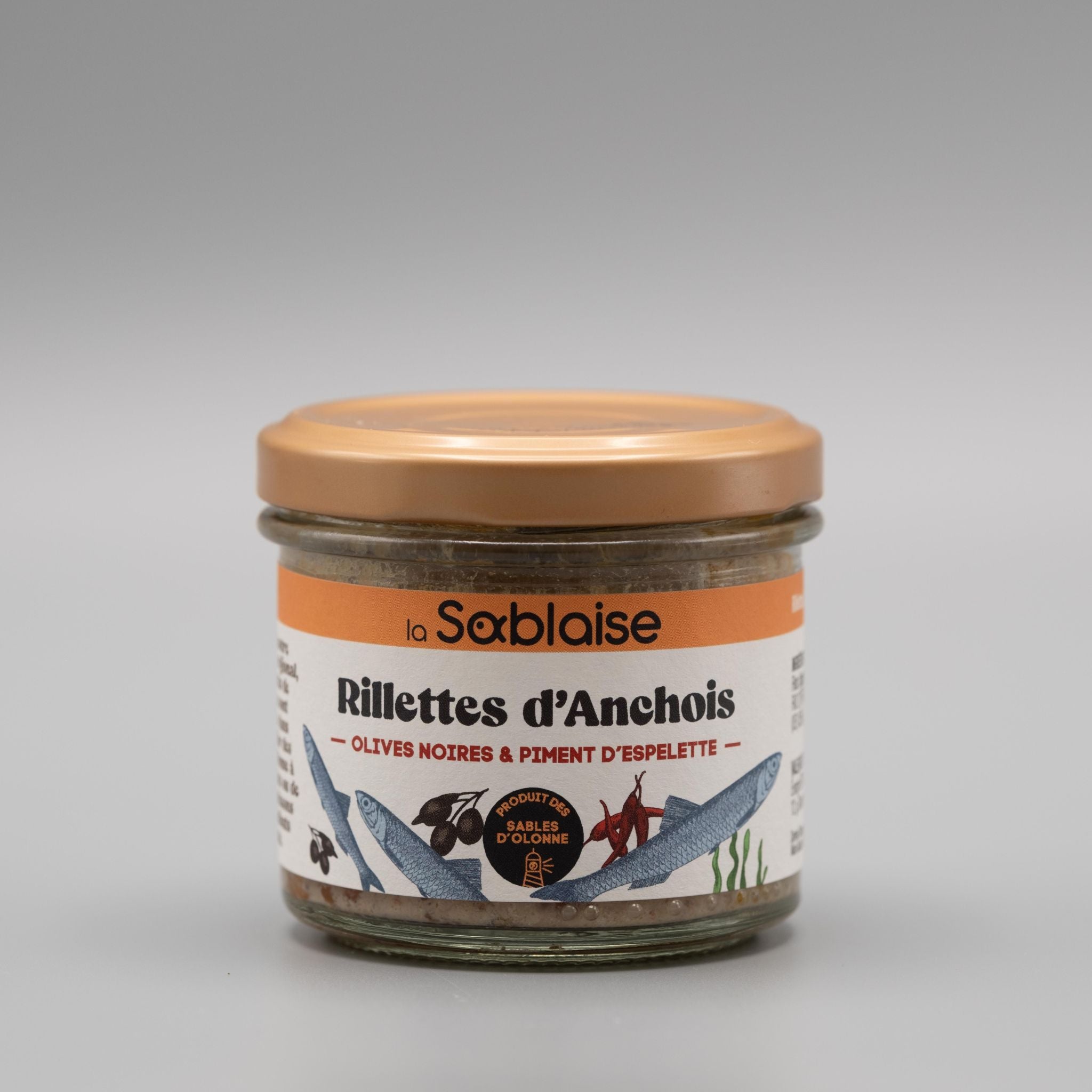 Sardellenrillettes mit schwarzen Oliven von La Sablaise