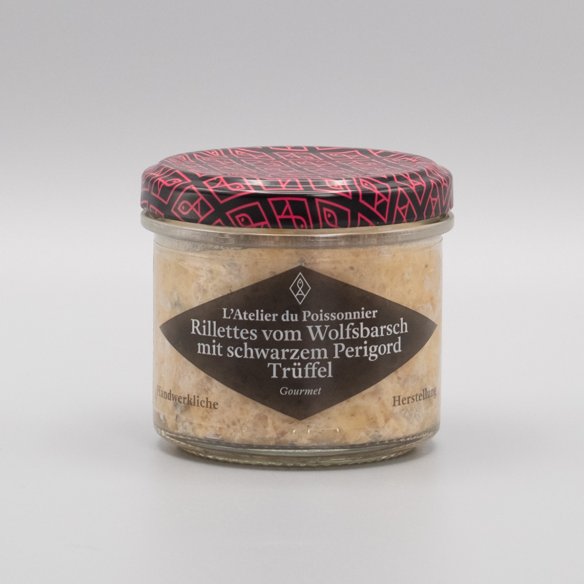 Wolfsbarsch-Rillettes mit schwarzem Périgord-Trüffel 90g