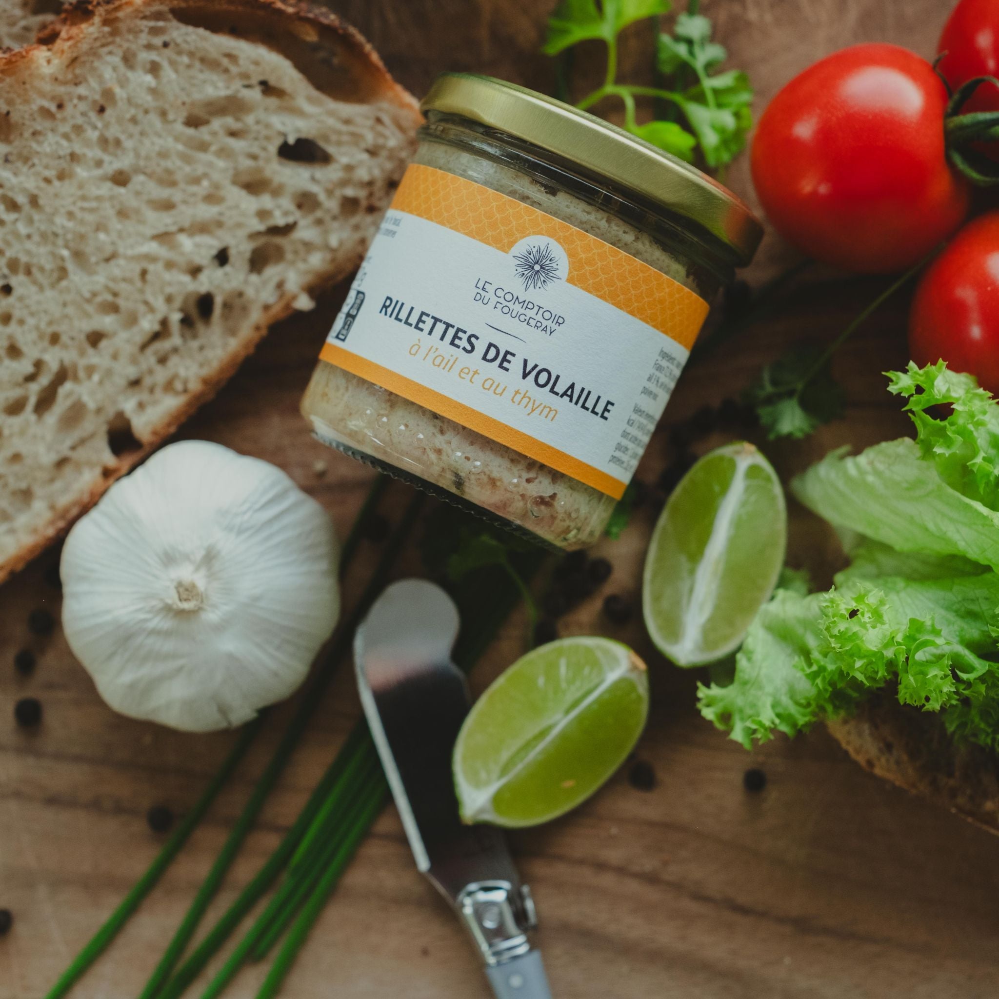 Feine Geflügelrillettes von Le Comptoir du Fougeray
