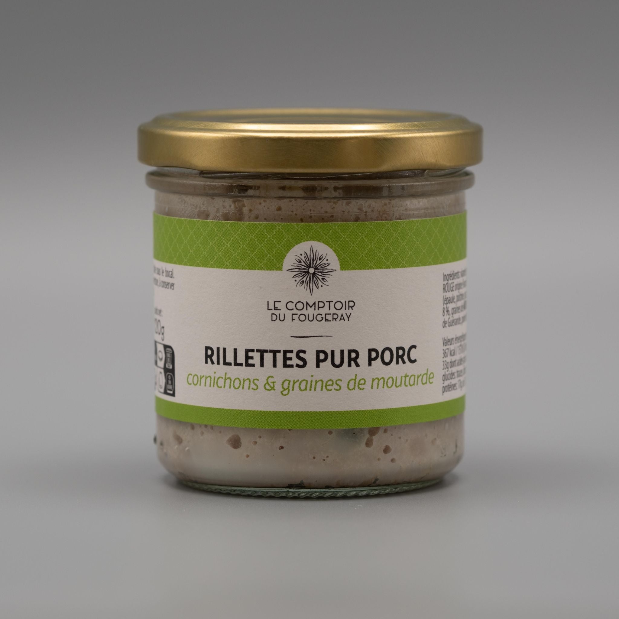 Schweinerillettes mit Gewürzgurken Le Comptoir du Fougeray