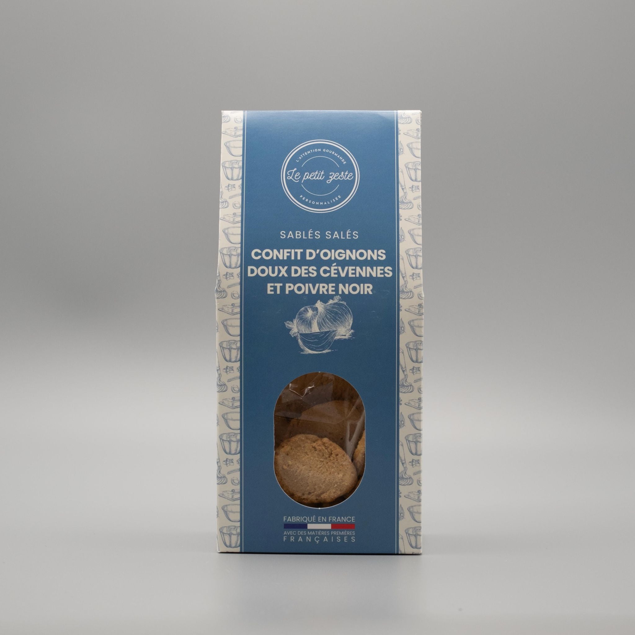 Sandkekse Zwiebelconfit von Le petit zeste
