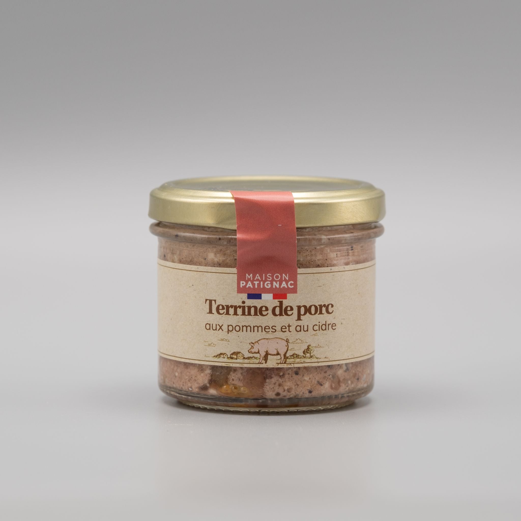 Schweinefleischterrine mit Äpfeln und Cidre
