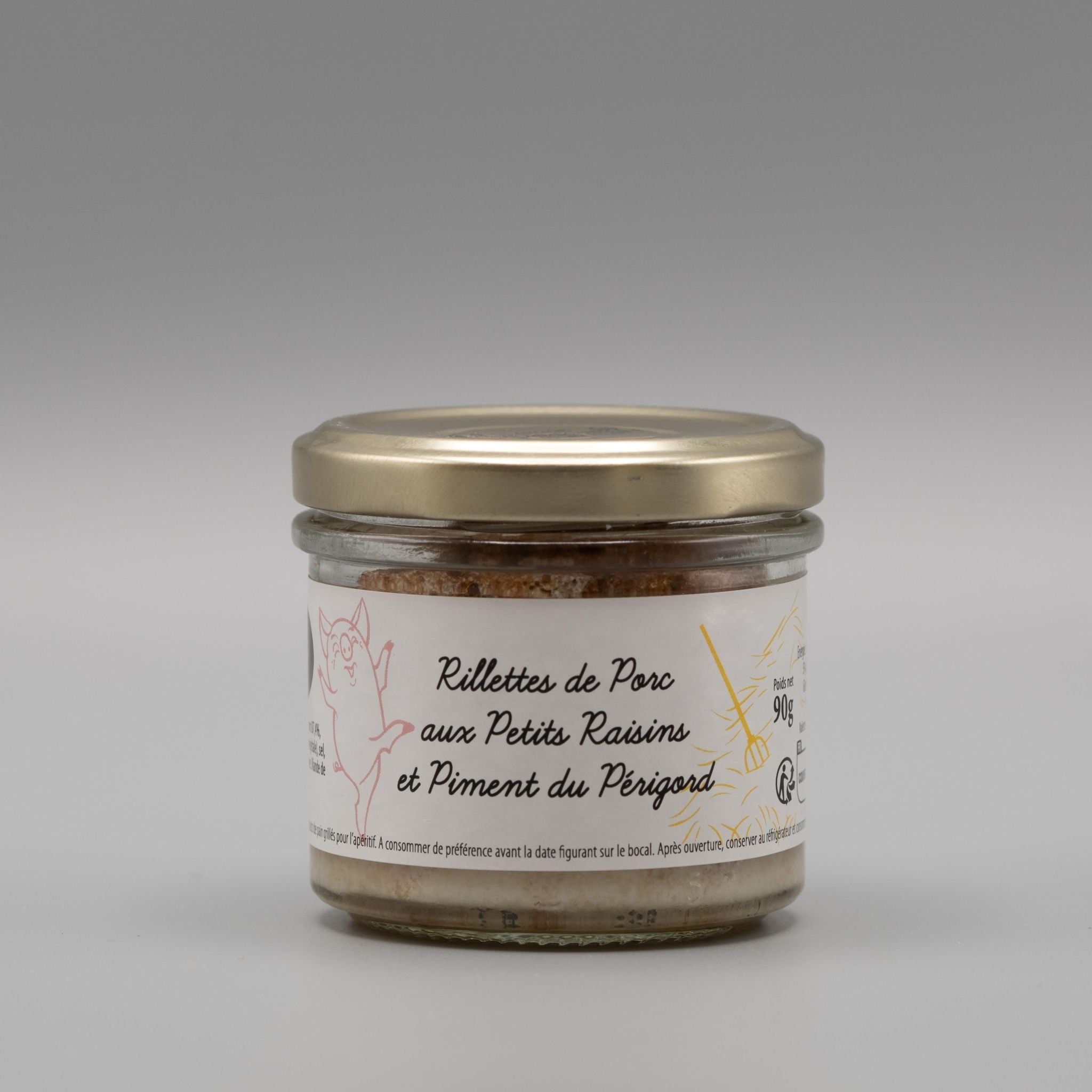 Schweinerillettes mit Trauben von Valette