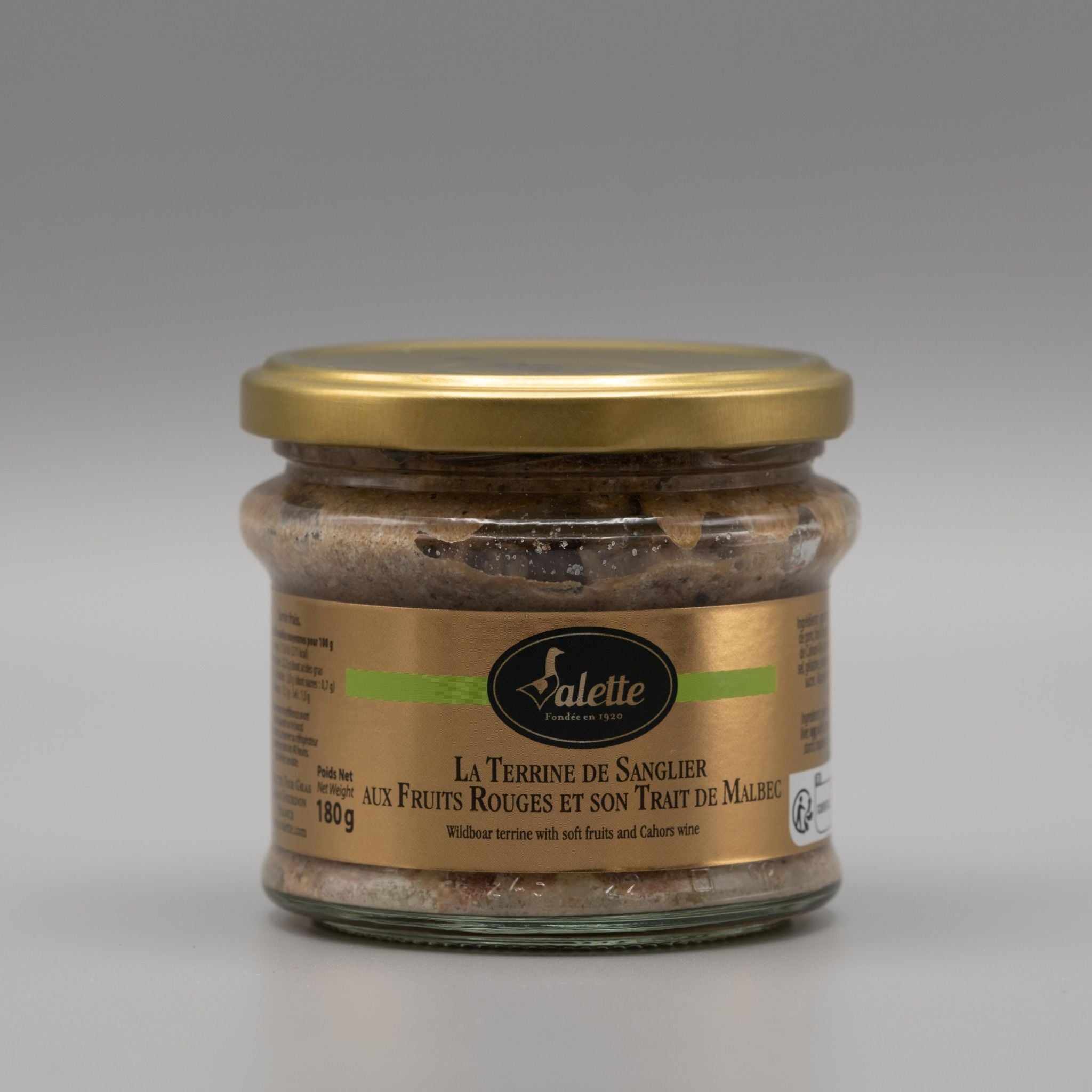 Wildschweinterrine mit roten Beeren von Valette