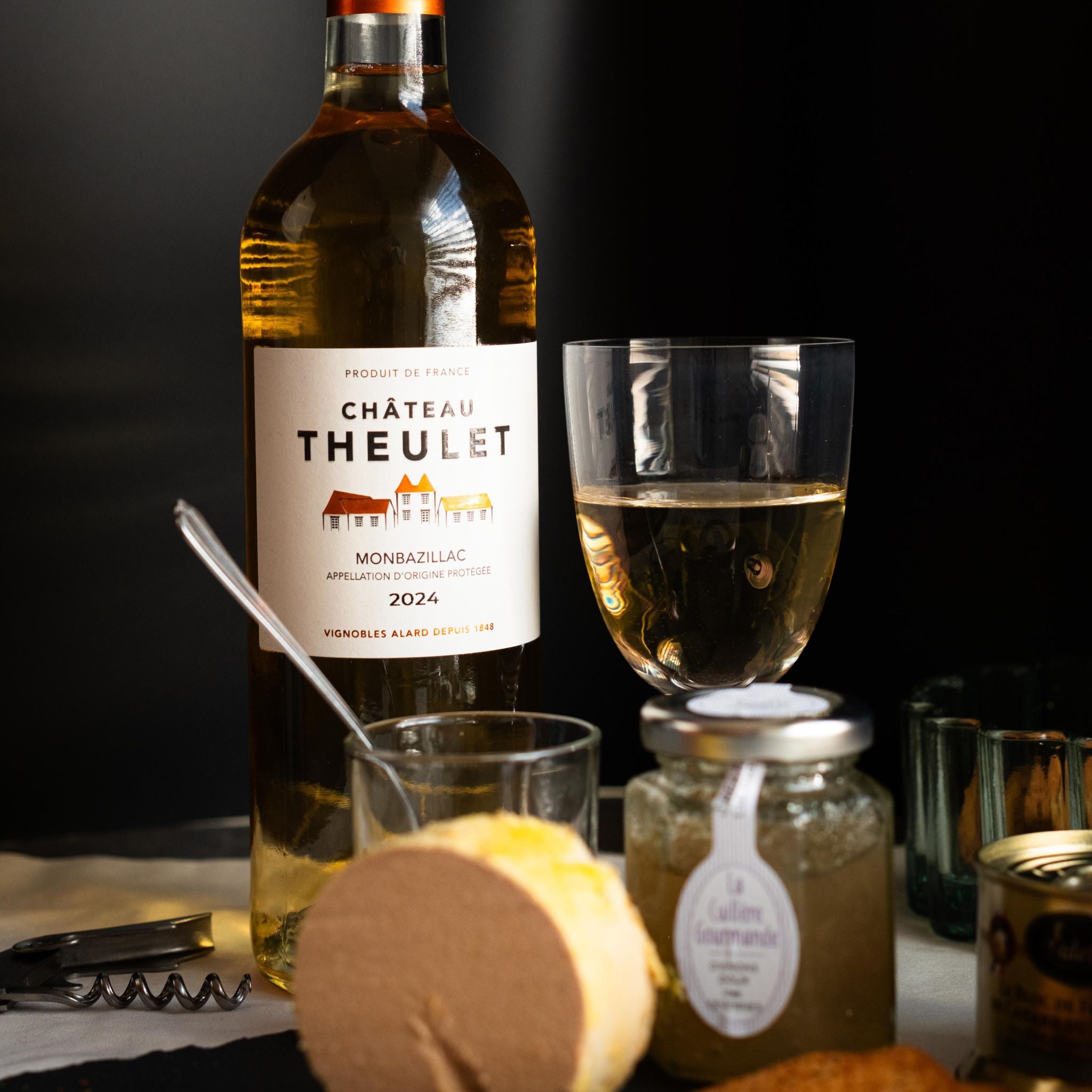 Süßer Monbazillac Weißwein aus Frankreich von Vignobles Alard zu Foie Gras