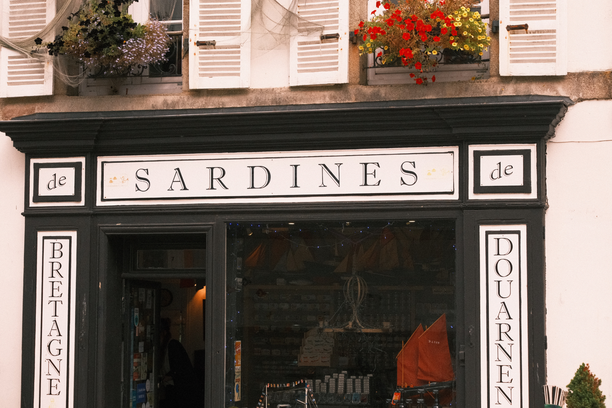 Sardinen Boutique in Douarnenez