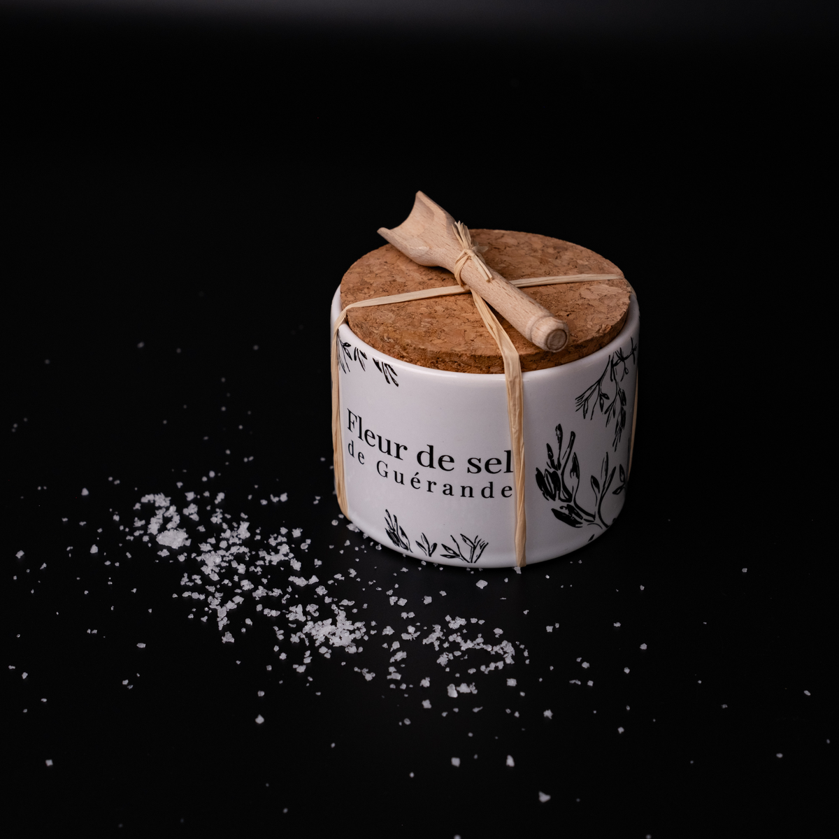 Fleur de Sel de Guérande IGP im Keramiktopf 100g