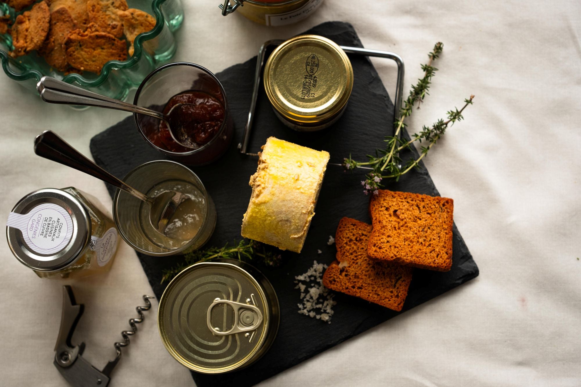 Foie Gras mit Zwiebel und Feigen Chutney und Pain d'épices