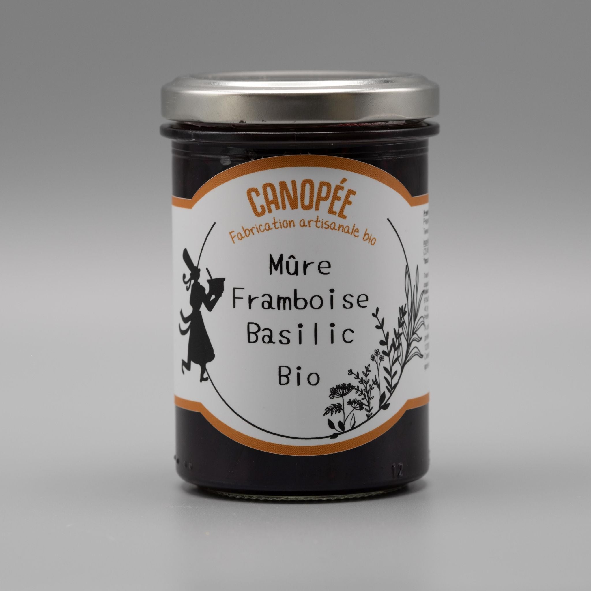 Brombeer Himbeer Basilikum Konfitüre  von La Biscuiterie des Vénétes