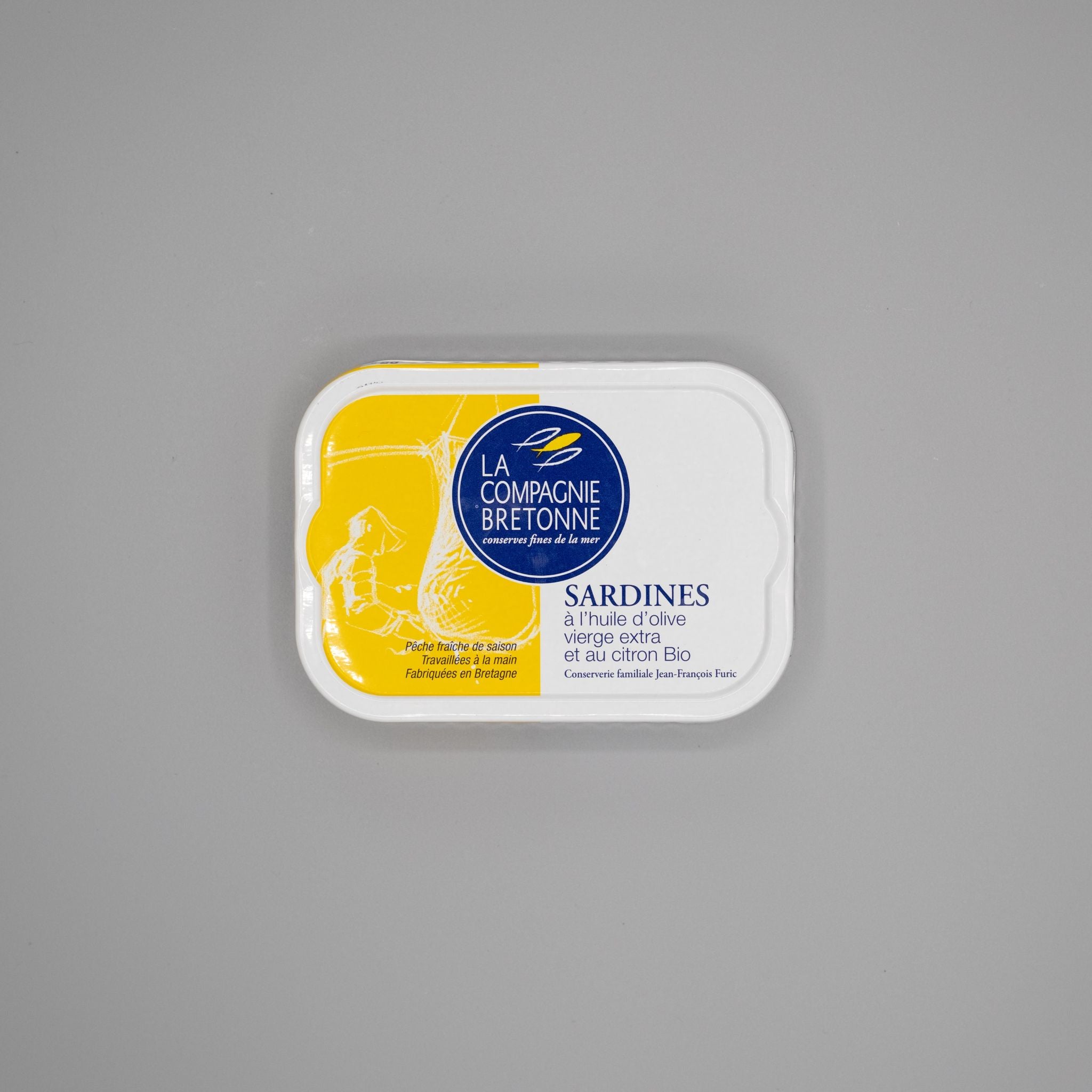 Sardinen in Olivenöl mit Zitrone von La Compagnie Bretonne