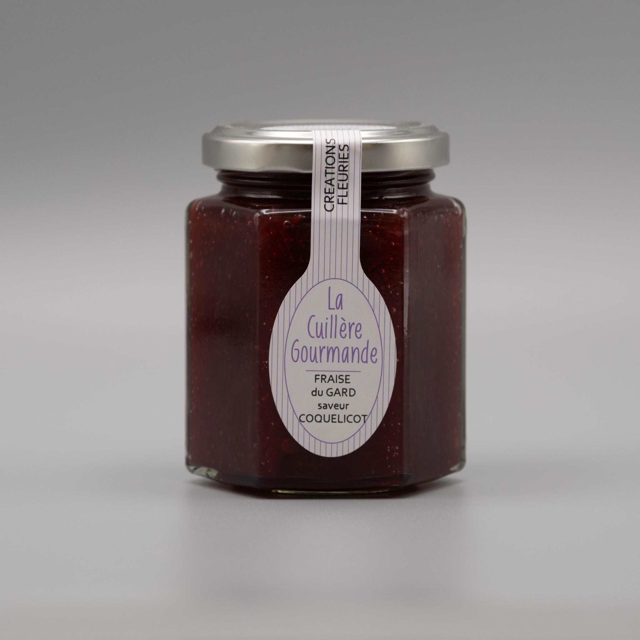 Erdbeer Konfitüre mit Mohnblumengeschmack von La Cuillère Gourmande