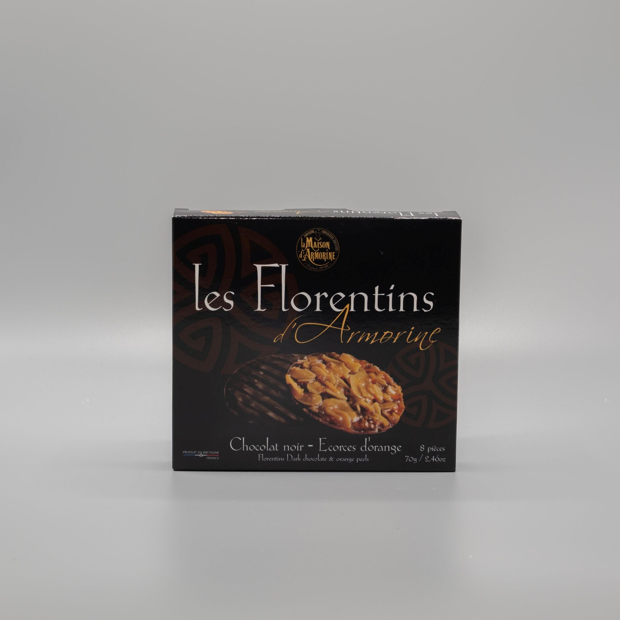 Florentiner mit dunkler Schokolade von La Maison d'Armorine