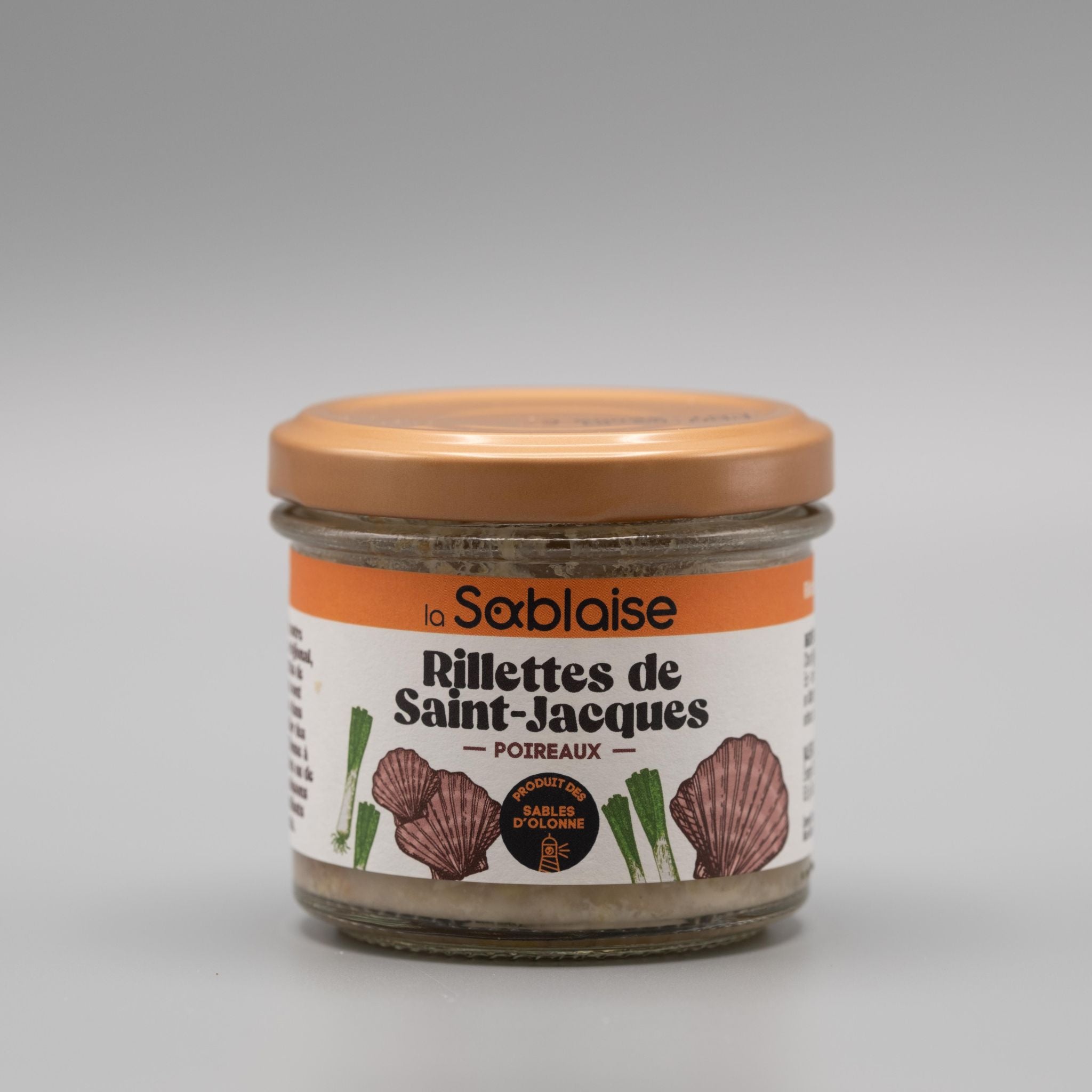 Jakobsmuschelrillettes von La Sablaise