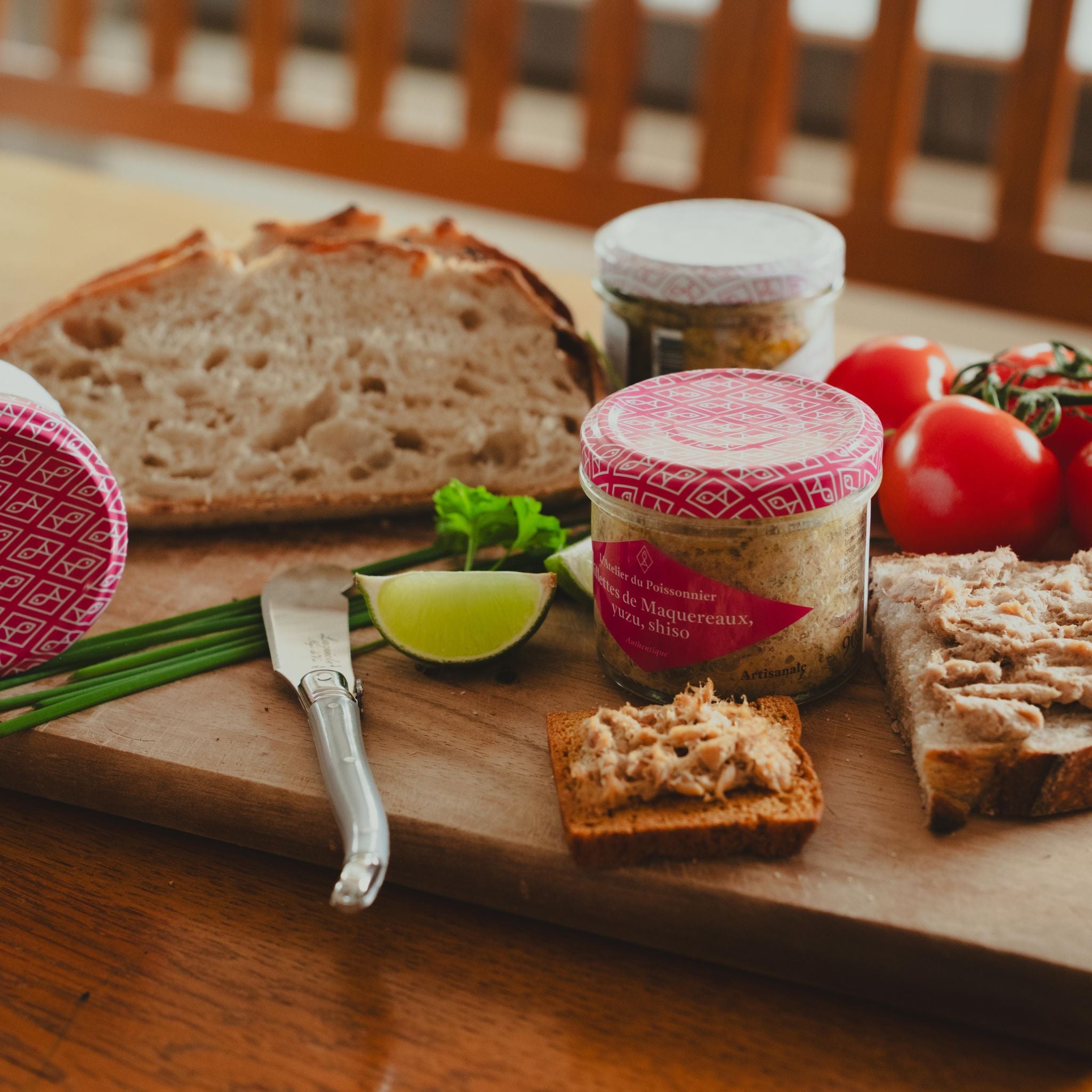 Feine aromatische Makrelen-Fischrillettes von L'Atelier du Poissonnier