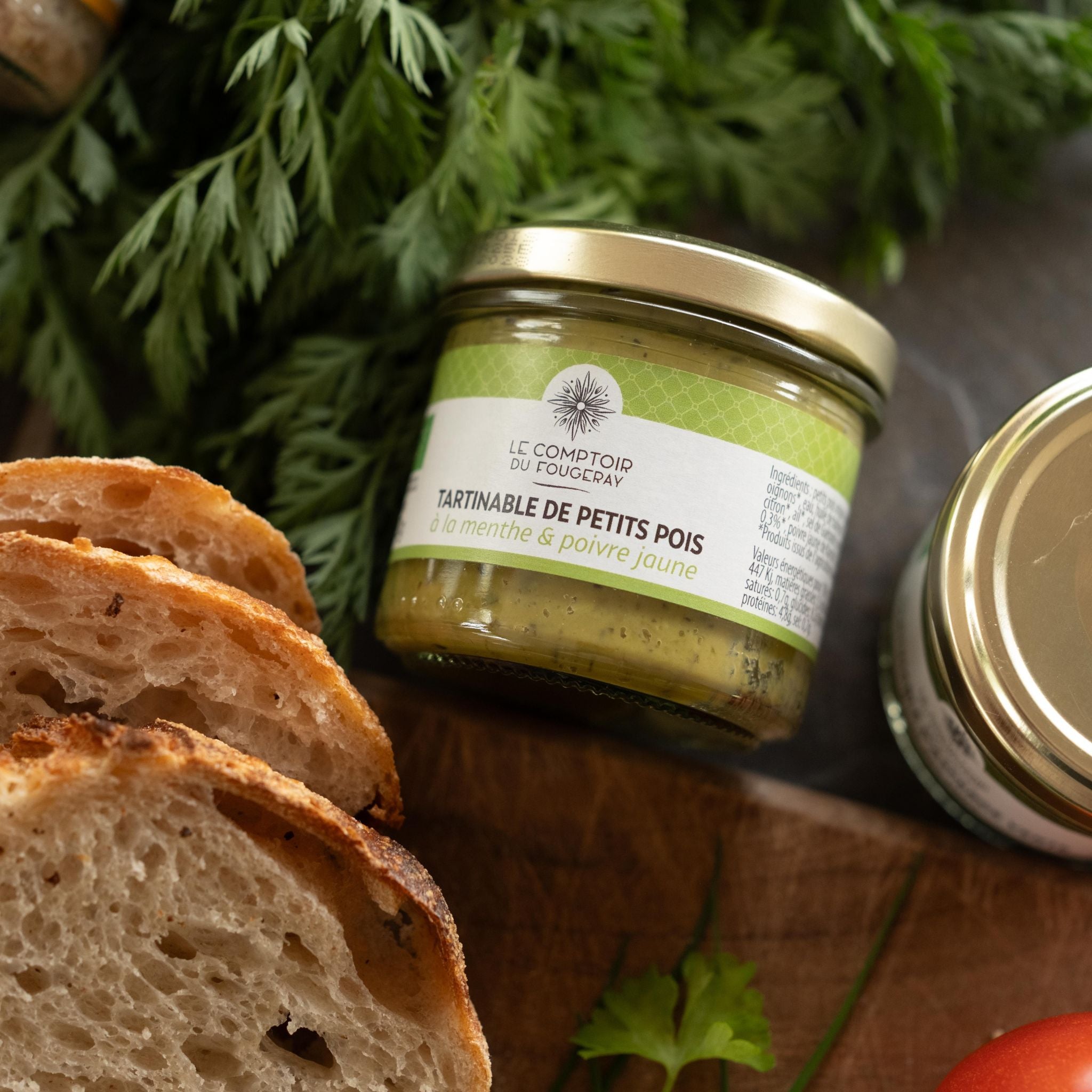 Erbsenaufstrich von Le Comptoir du Fougeray