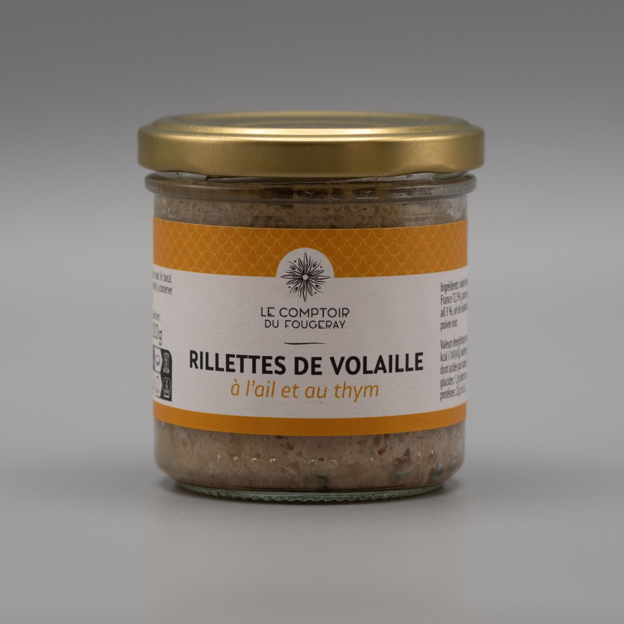 Geflügelrillettes mit Cognac Le Comptoir du Fougeray