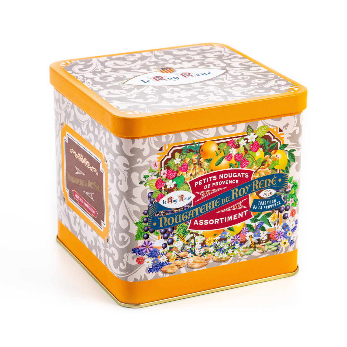 Provenzalische Nougat-Auswahl – 4 Sorten in Geschenkdose 230g