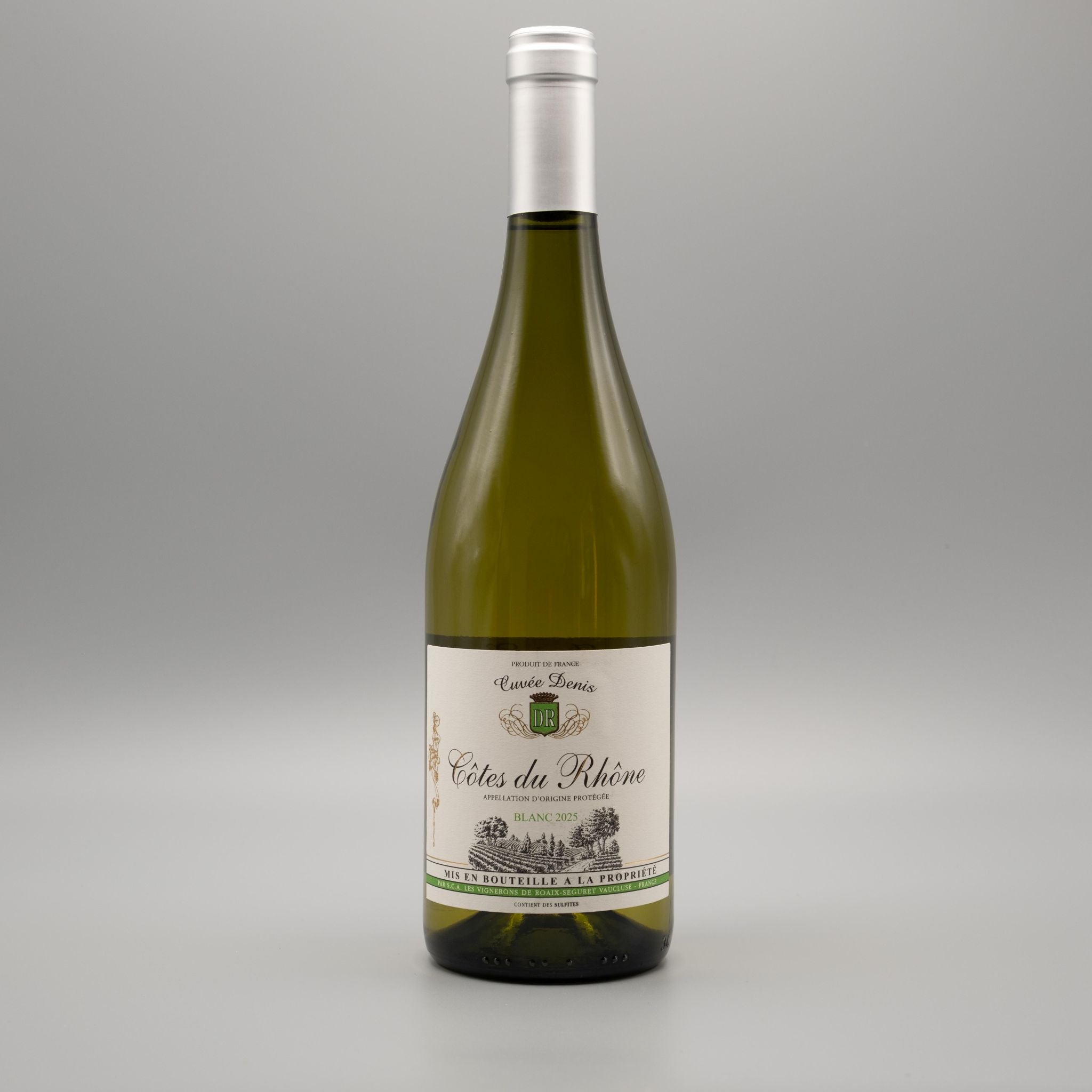 Côtes du Rhône Weißwein von Vignerons Roaix et Séguret