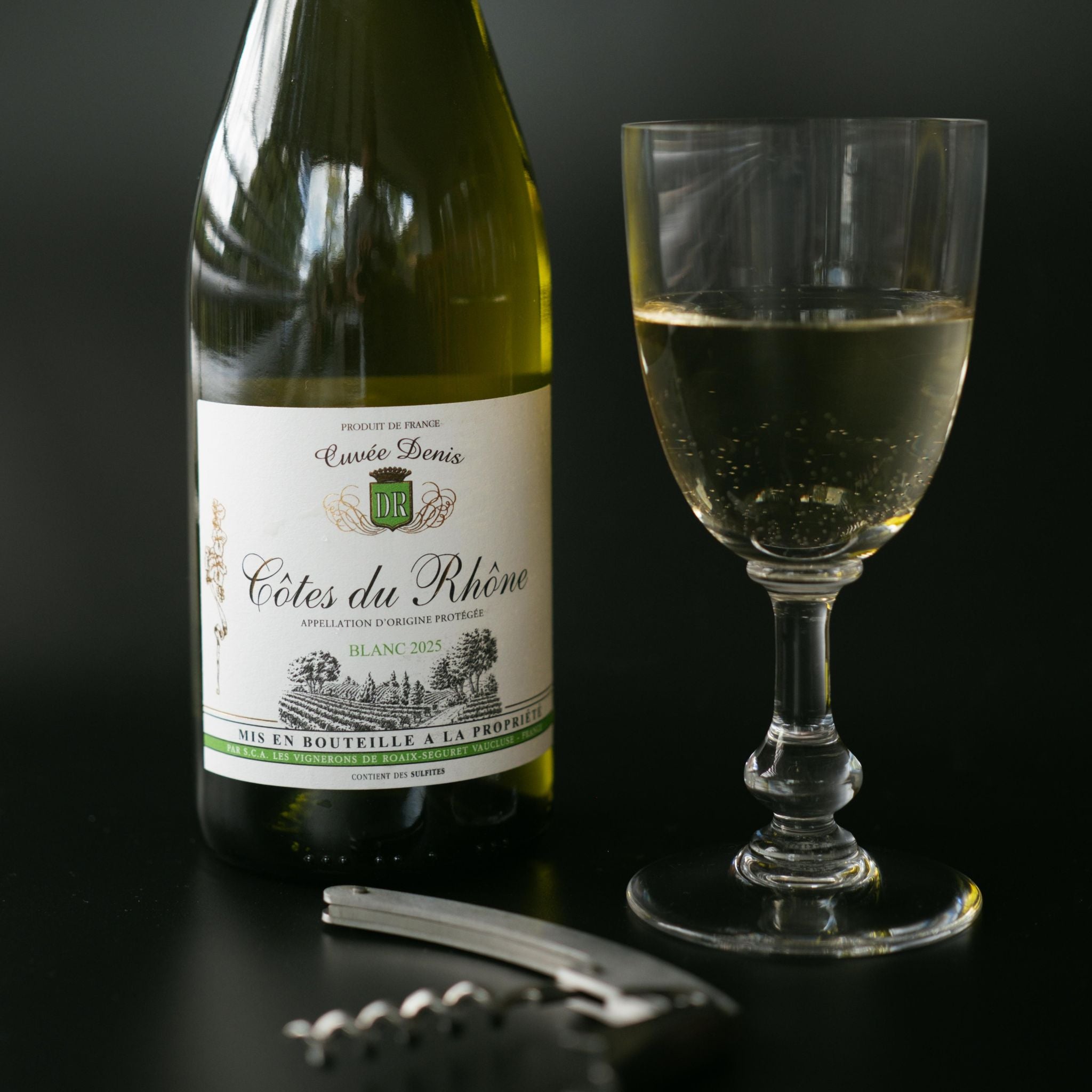 Côtes du Rhône Weißwein aus Frankreich von Vignerons de Roaix et Séguret