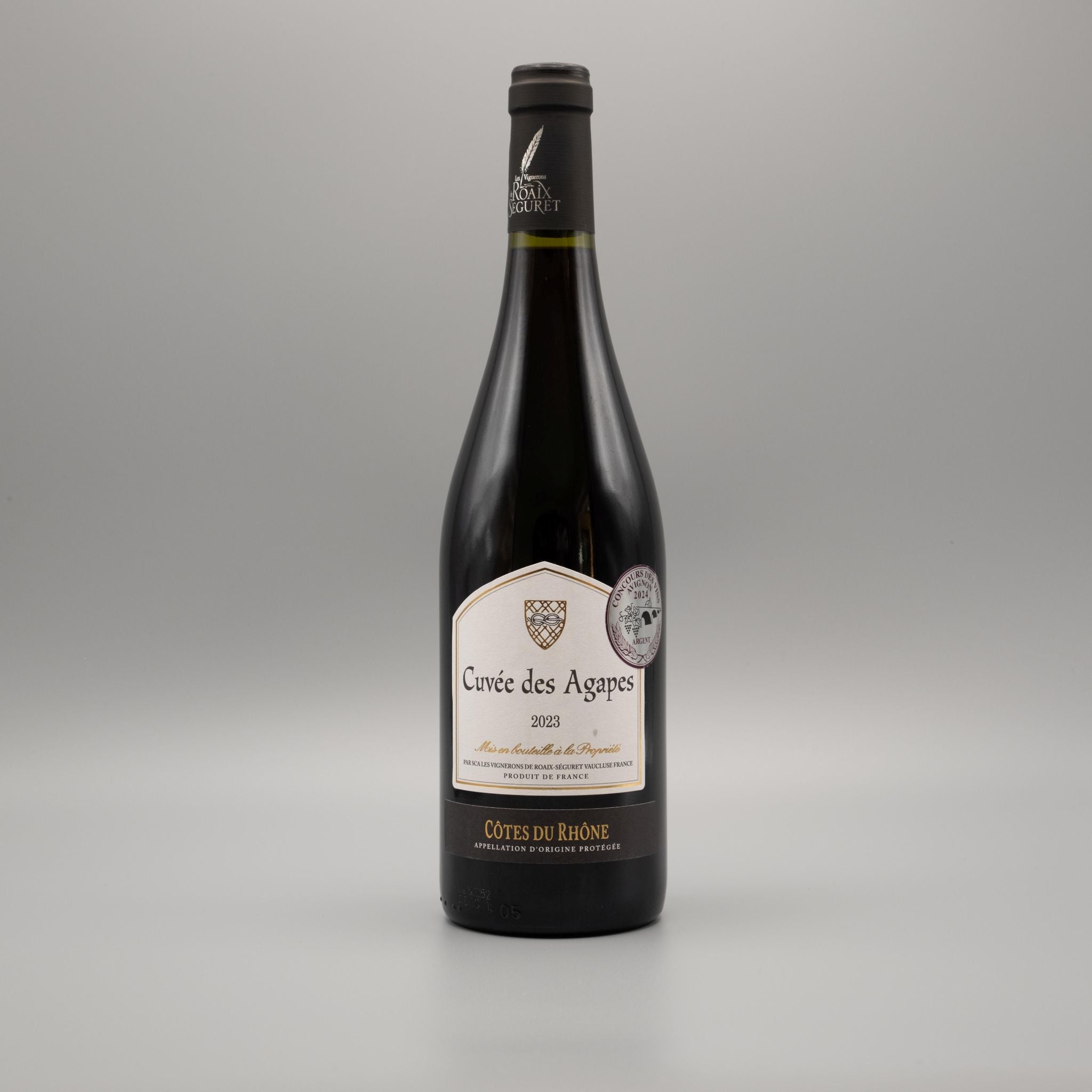 Côtes du Rhône Rotwein von Vignerons Roaix et Séguret