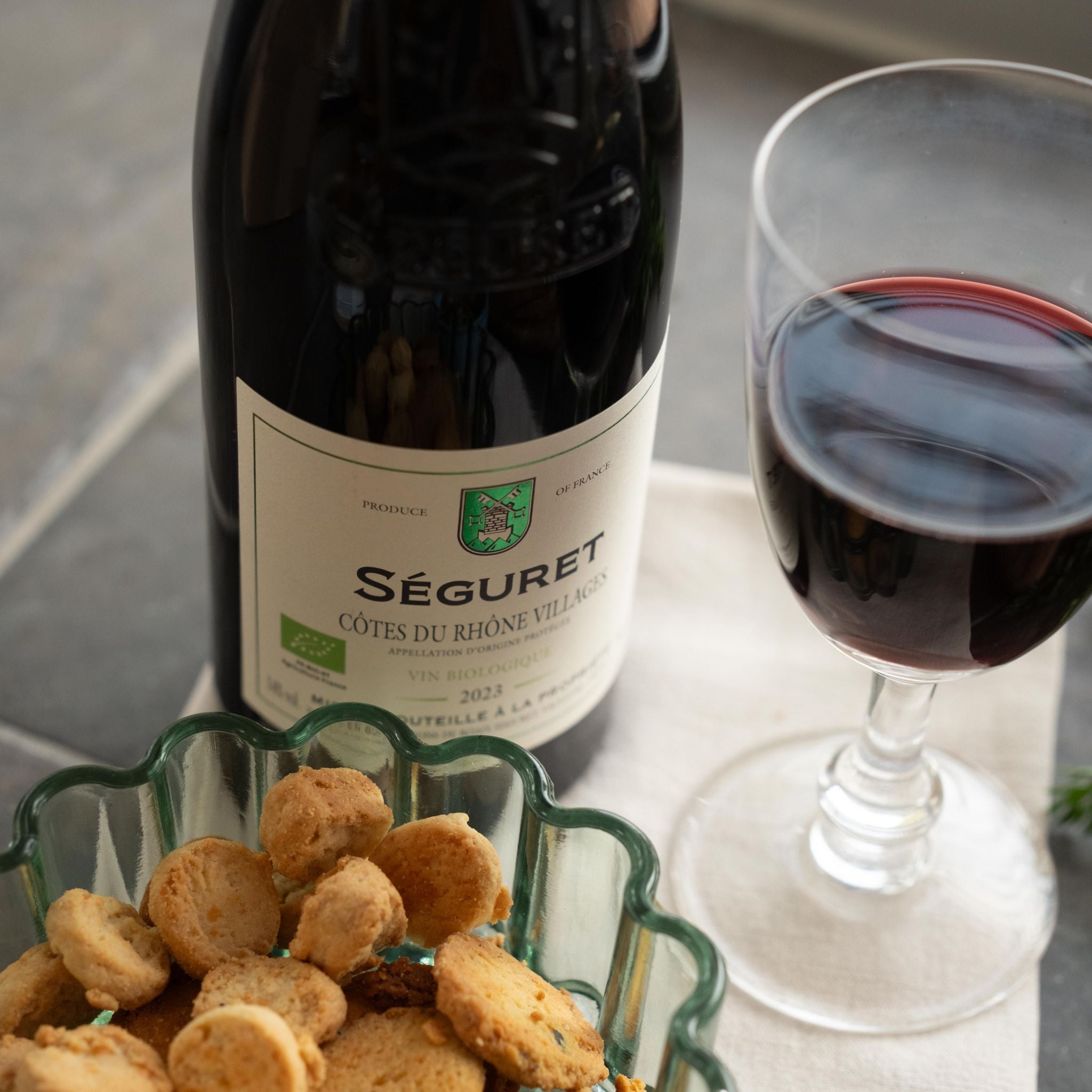 Séguret Bio Rotwein Côtes du Rhone von Vignerons Roaix et Séguret