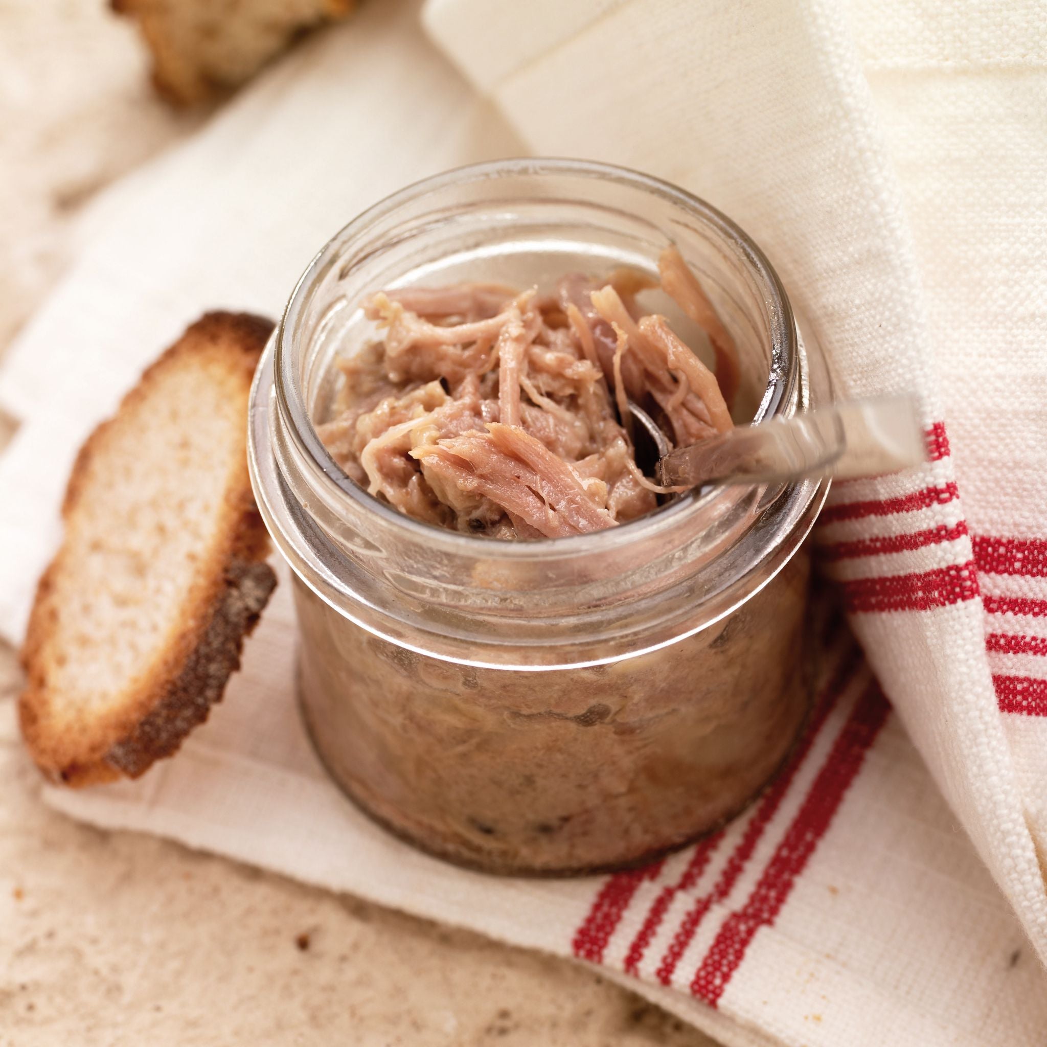 Feine und pure Entenrillettes von Valette