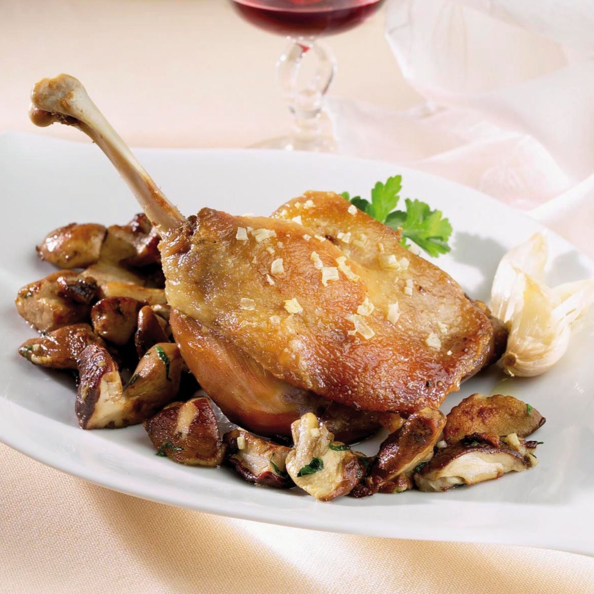 Entenkeule vom Entenconfit von Valette