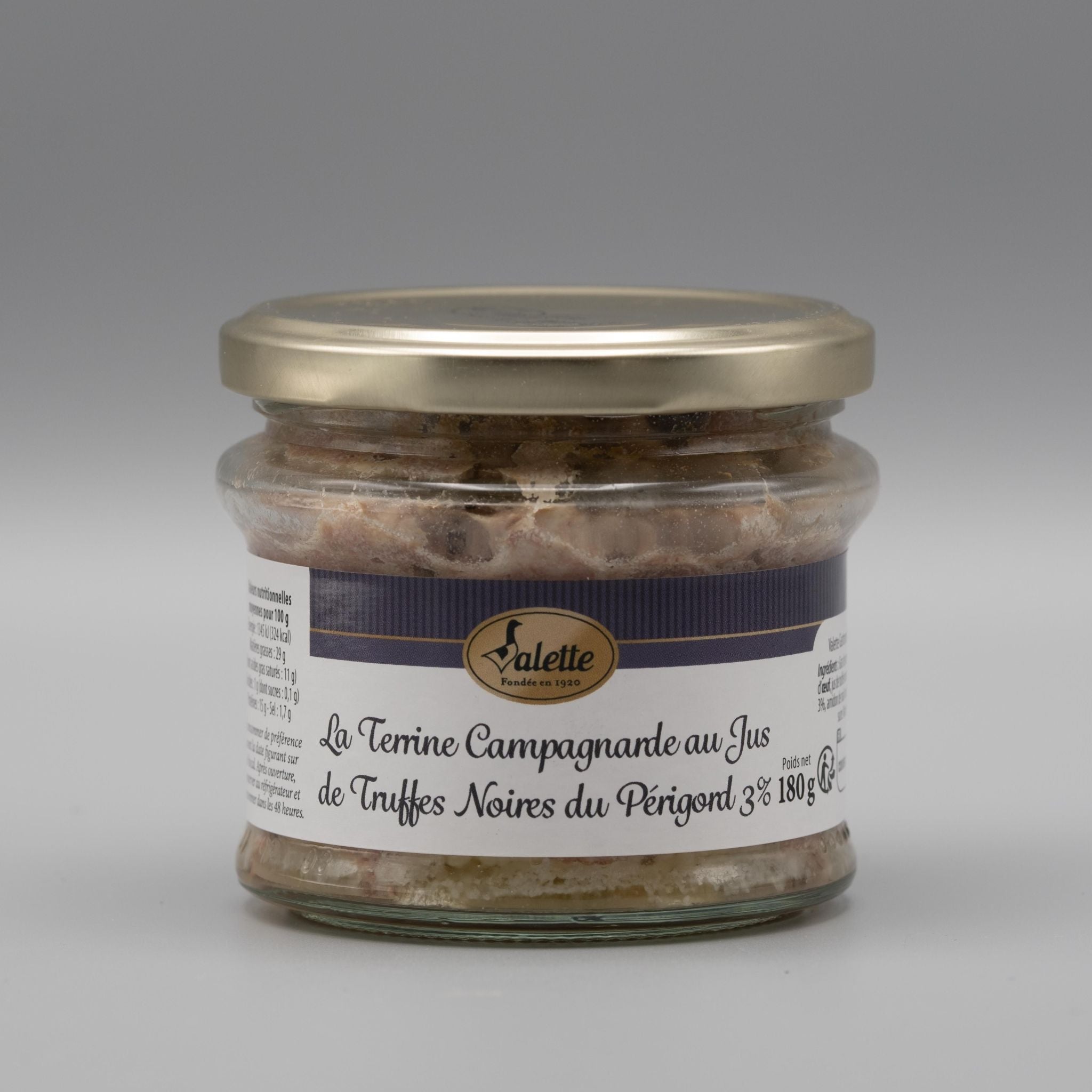 Landterrine mit Trüffel aus dem Périgord von Valette