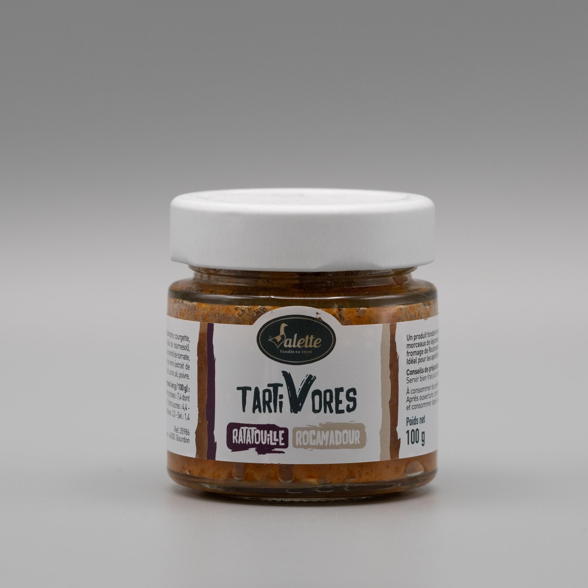 Aufstrich mit Ratatouille und Rocamadour Käse von Valette